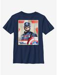 Marvel The Falcon And The Winter Soldier Walker  Inspired By Cap Youth T-Shirt, NAVY, hi-res