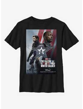 Marvel The Falcon And The Winter Soldier Poster Art Youth T-Shirt, , hi-res