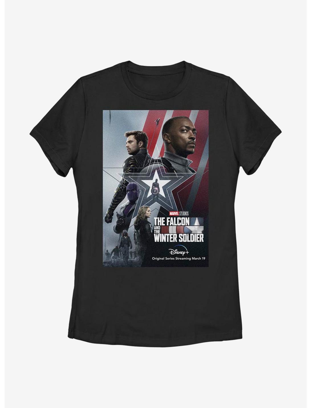 Marvel The Falcon And The Winter Soldier Partner Womens T-Shirt, BLACK, hi-res