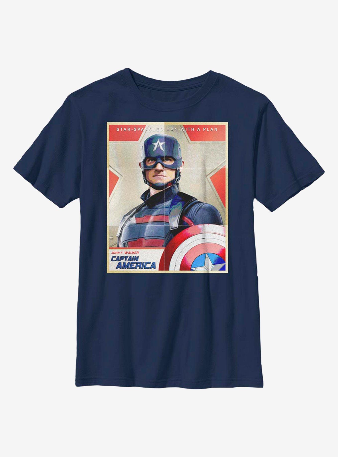 Marvel The Falcon And The Winter Soldier Walker Inspired By Cap Youth T-Shirt, , hi-res