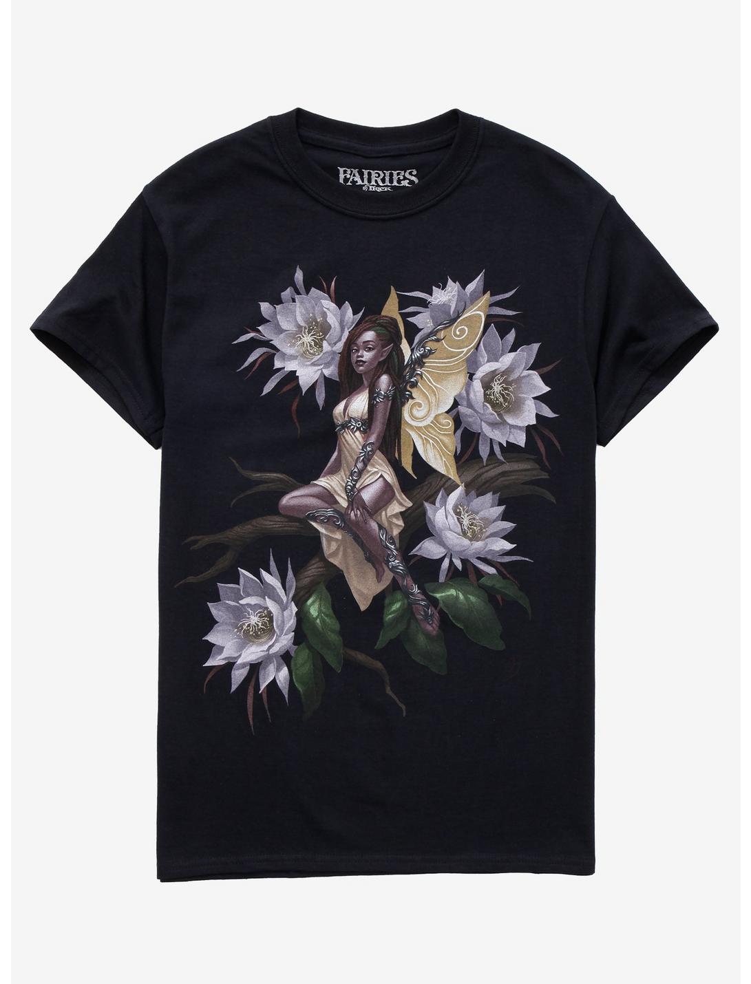 Fairies By Trick Magnolia Branch Fairy Boyfriend Fit Girls T-Shirt, MULTI, hi-res