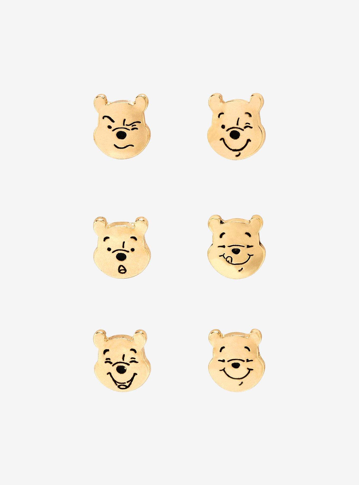 Winnie the Pooh Expressions Mix & Match Earring Set - BoxLunch Exclusive, , hi-res