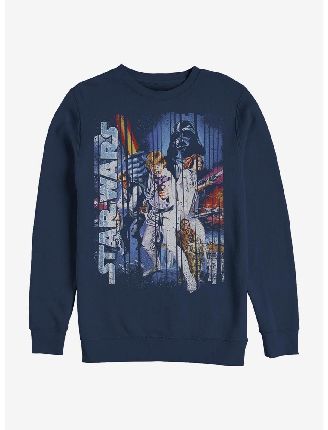 Star Wars Classic Scene Crew Sweatshirt, NAVY, hi-res