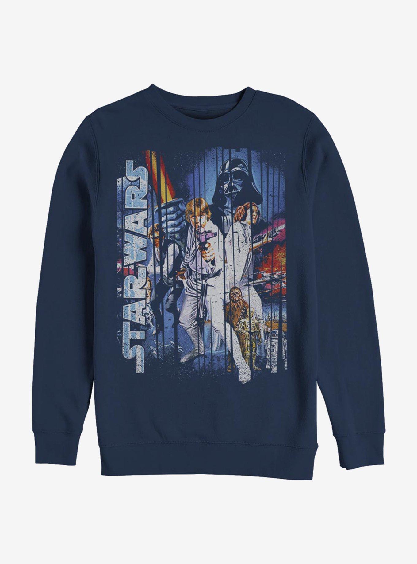 Star Wars Classic Scene Sweatshirt, NAVY, hi-res