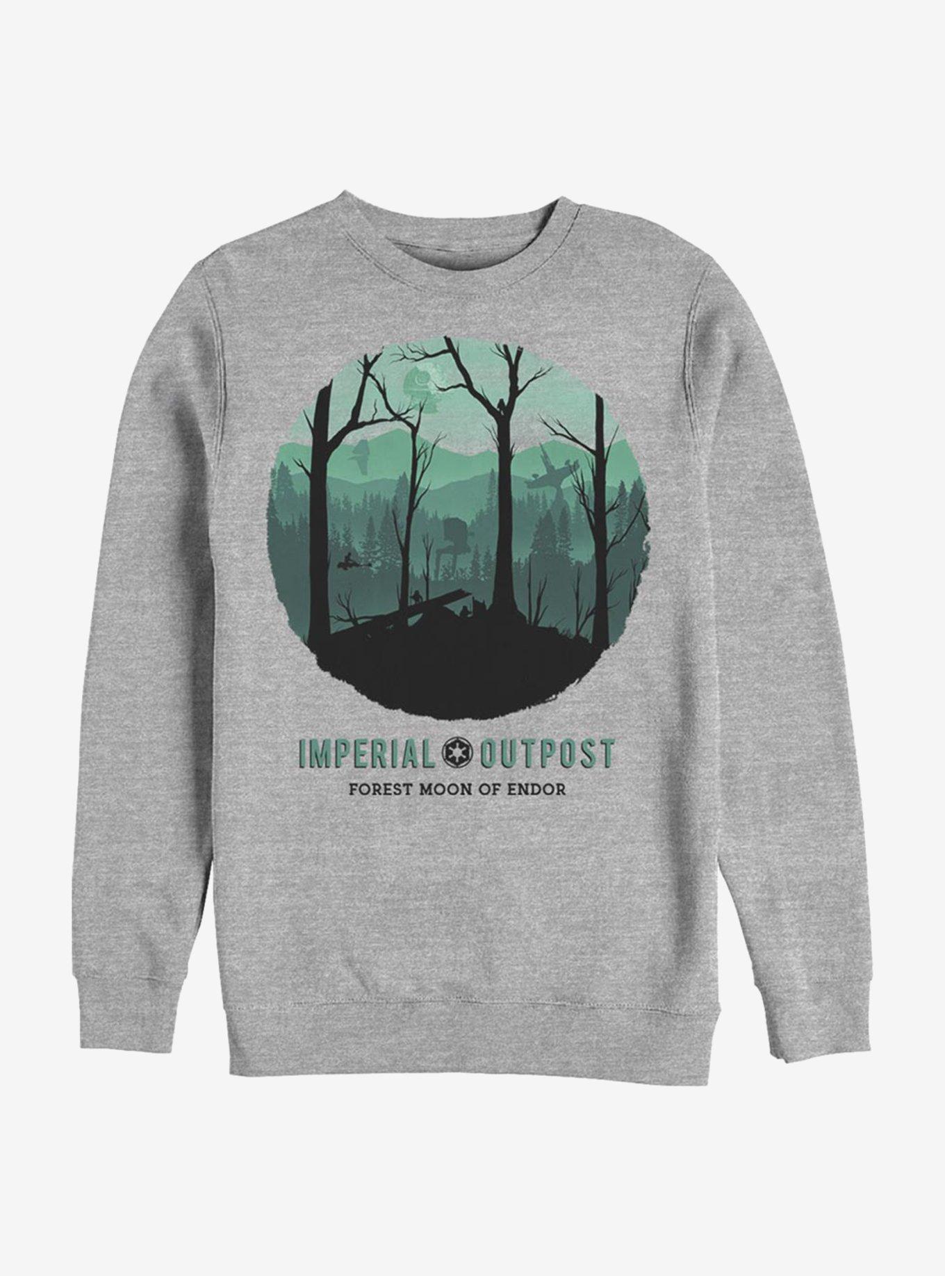 Star Wars Forest Moon Crew Sweatshirt, ATH HTR, hi-res