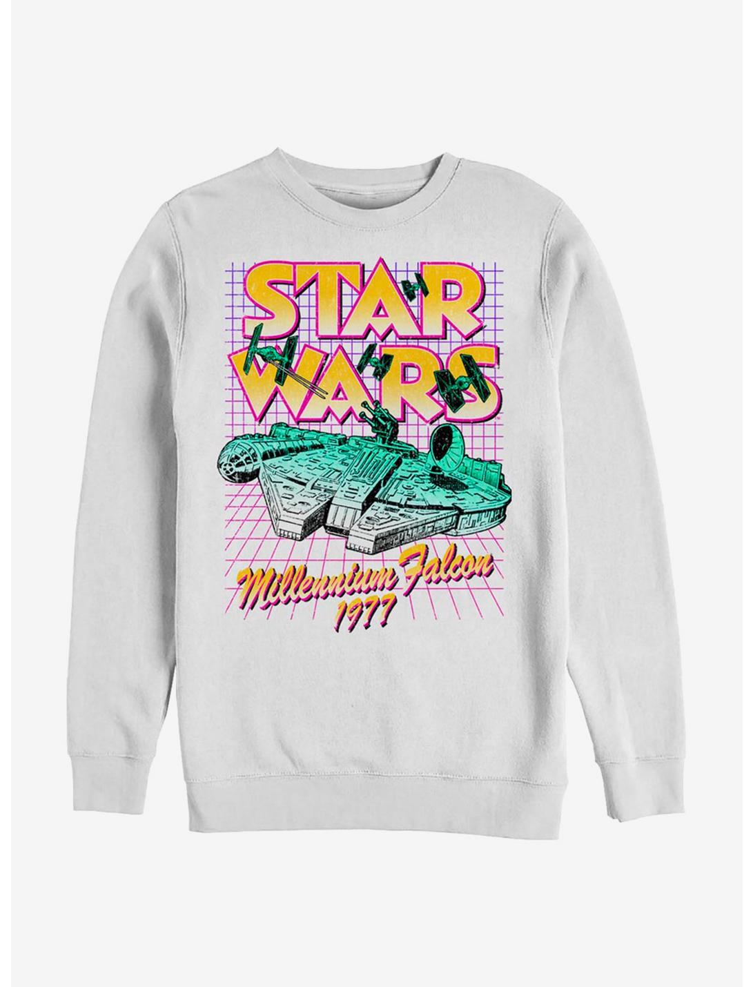 Star Wars Grid Crew Sweatshirt, WHITE, hi-res