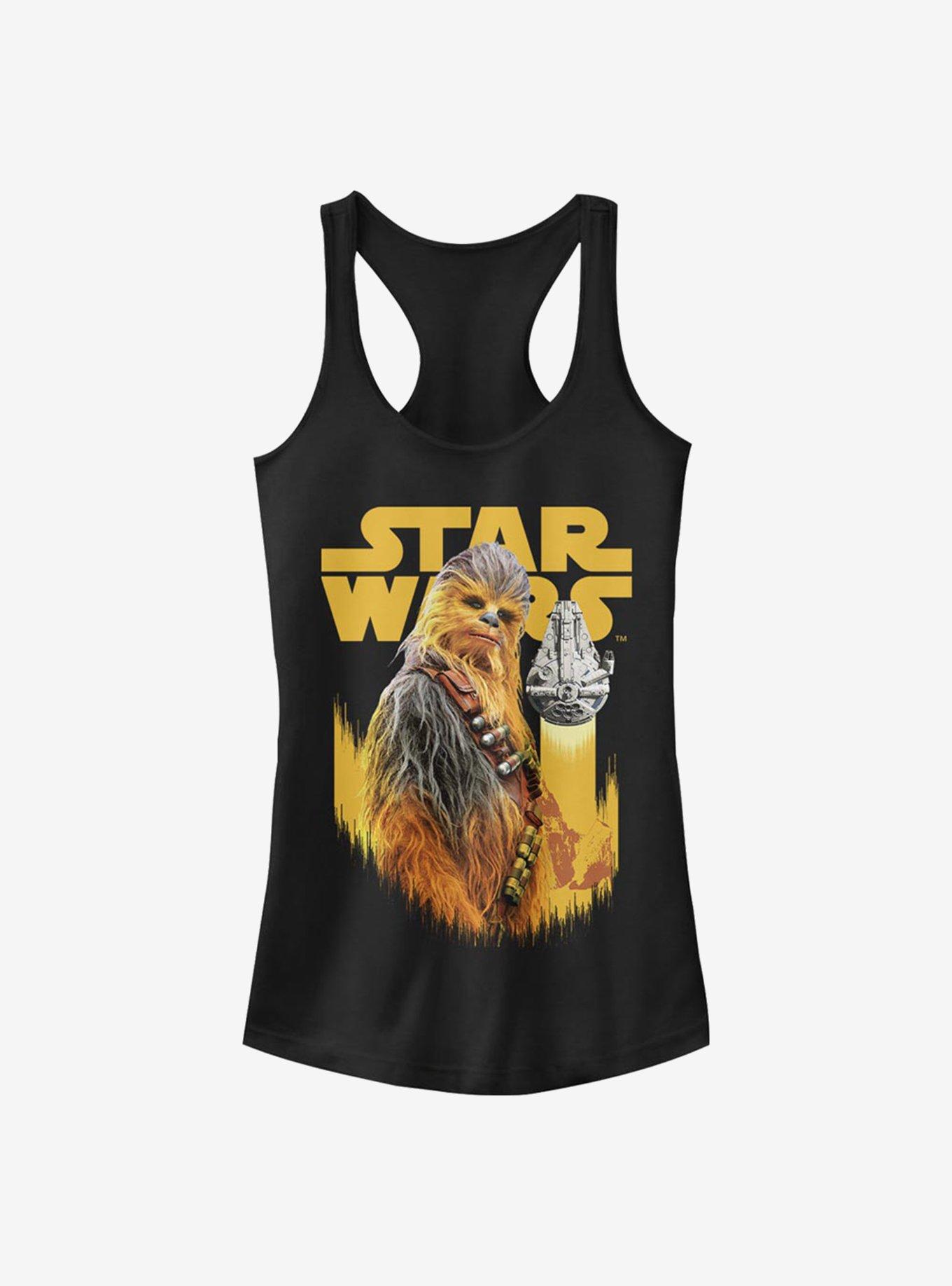 Star Wars Solo: A Star Wars Story Chewie Works Girls Tank, BLACK, hi-res