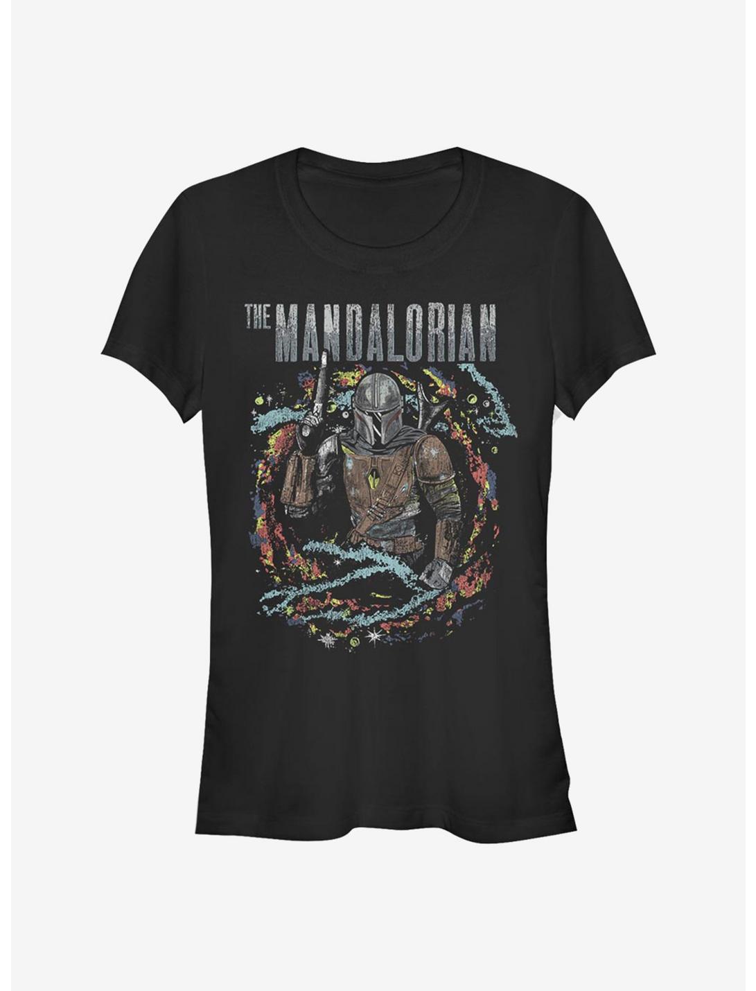 Star Wars The Mandalorian Brutal Surroundings Girls T-Shirt, BLACK, hi-res