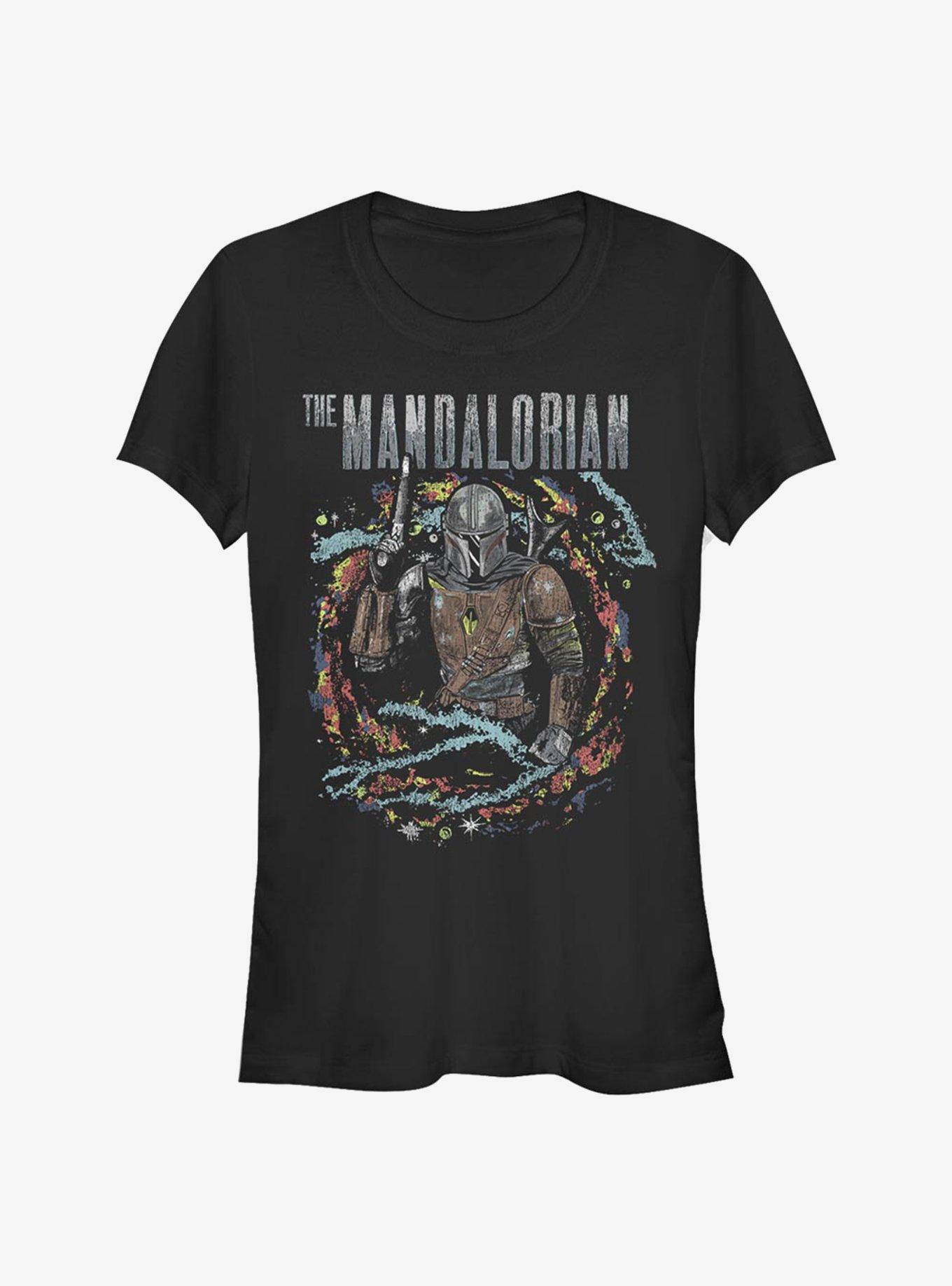 Star Wars The Mandalorian Brutal Surroundings Girls T-Shirt, BLACK, hi-res