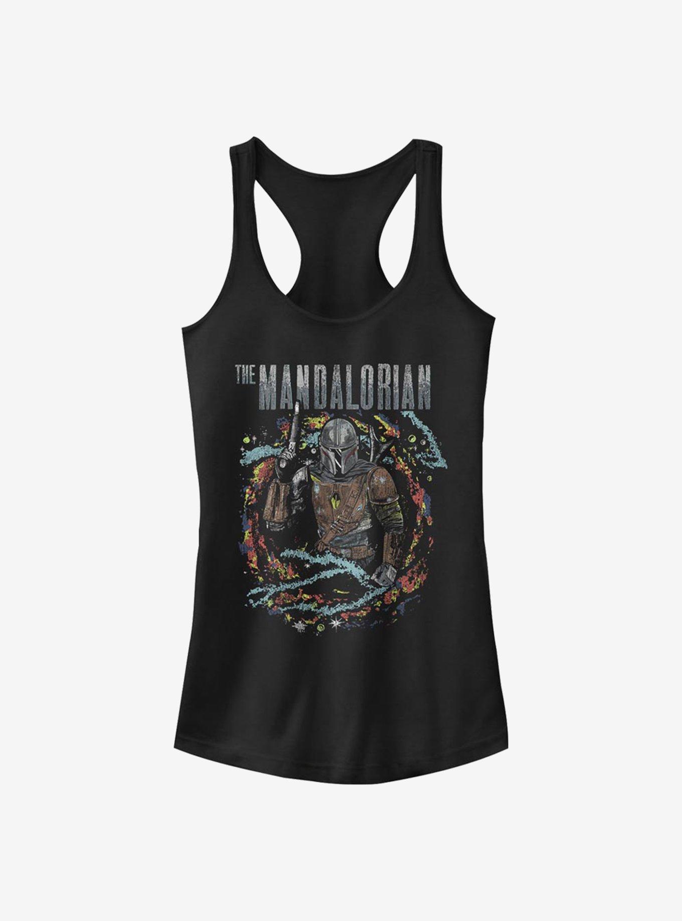 Star Wars The Mandalorian Brutal Surroundings Girls Tank, BLACK, hi-res