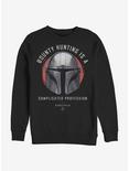 Star Wars The Mandalorian Bounty Goals Crew Sweatshirt, BLACK, hi-res