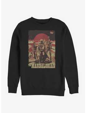 Star Wars The Mandalorian Gritty Mandalorian Crew Sweatshirt, , hi-res