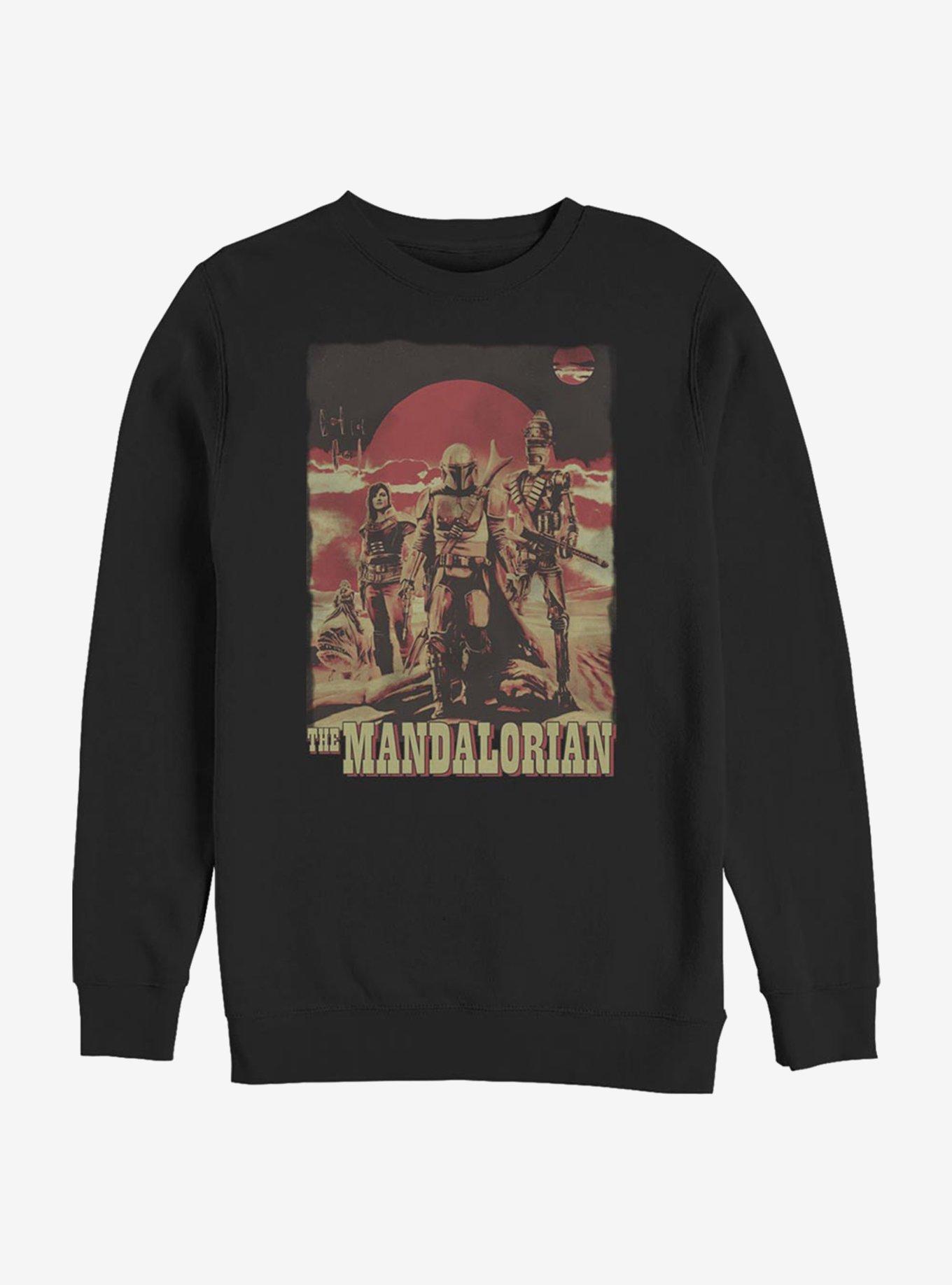 Star Wars The Mandalorian Gritty Mandalorian Crew Sweatshirt, , hi-res