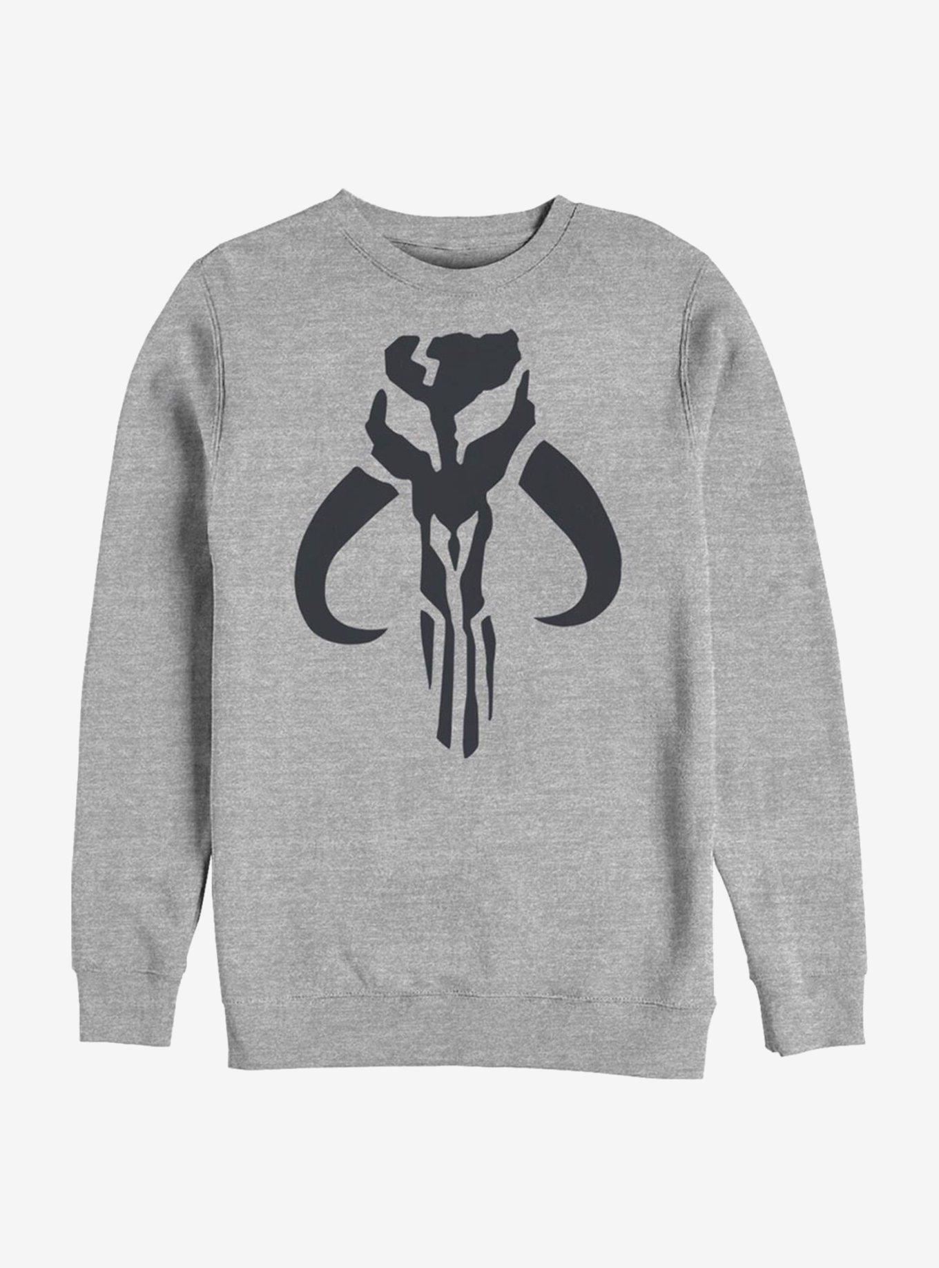 Star Wars The Mandalorian Simple Symbol Crew Sweatshirt, , hi-res