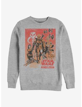 Star Wars The Mandalorian Western VIGnette Crew Sweatshirt, , hi-res