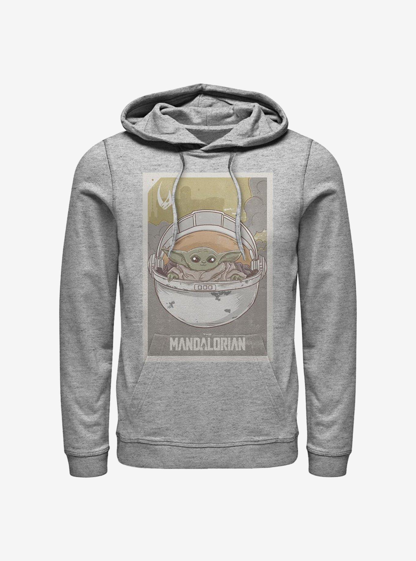 Star Wars The Mandalorian The Child Hoodie, ATH HTR, hi-res