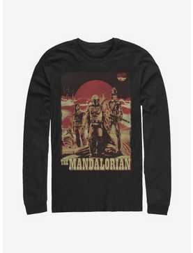 Star Wars The Mandalorian Gritty Mandalorian Long-Sleeve T-Shirt, , hi-res