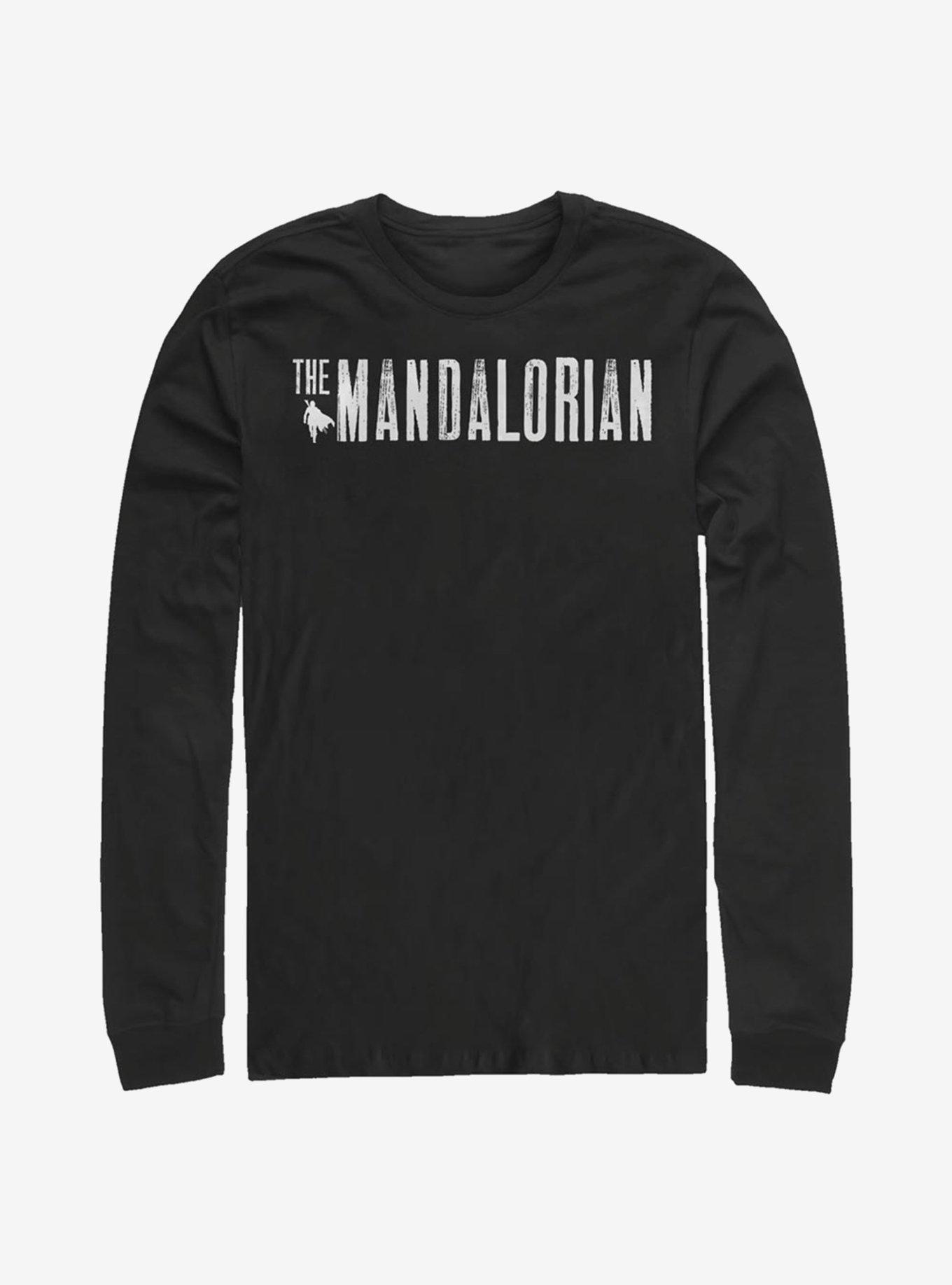 Star Wars The Mandalorian Simplistic Logo Long-Sleeve T-Shirt