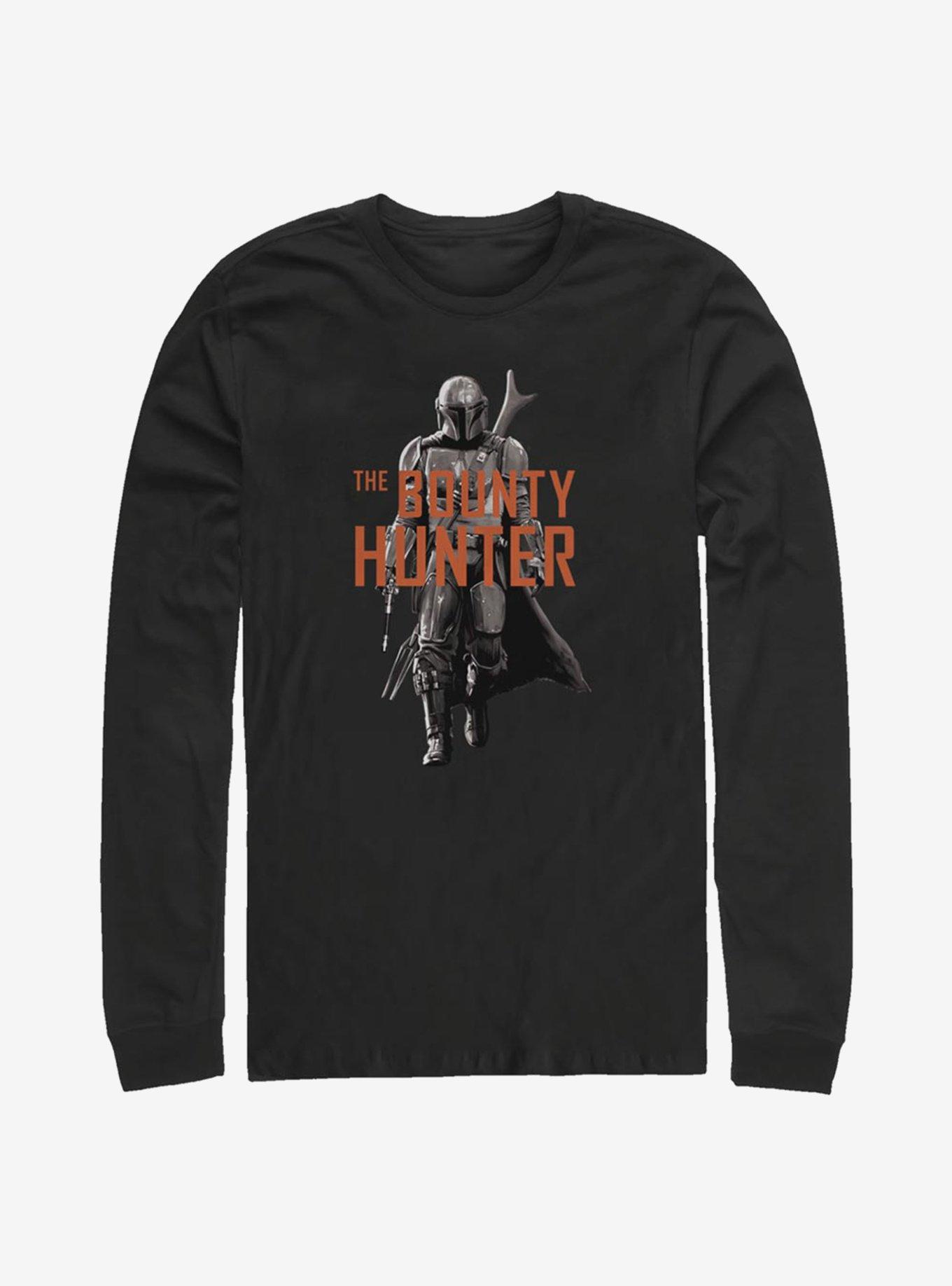 Star Wars The Mandalorian The Bounty Hunt Long-Sleeve T-Shirt, BLACK, hi-res