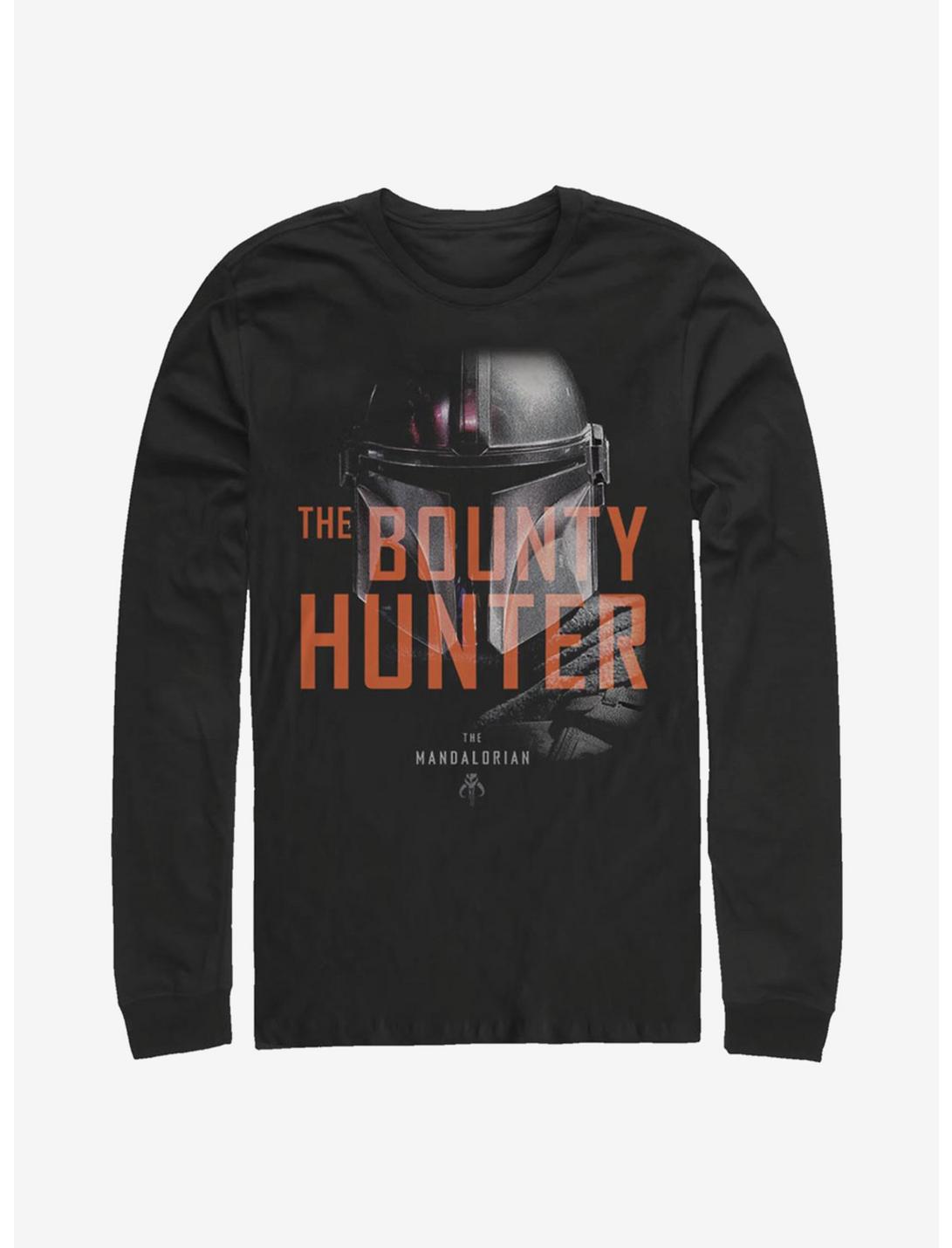 Star Wars The Mandalorian The Hunter Long-Sleeve T-Shirt, BLACK, hi-res