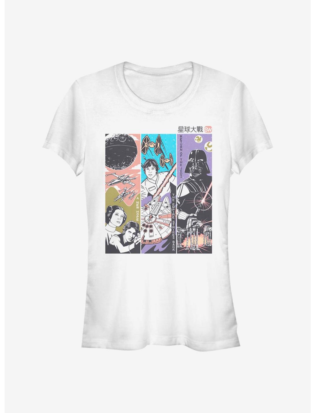 Star Wars Manga Girls T-Shirt, WHITE, hi-res