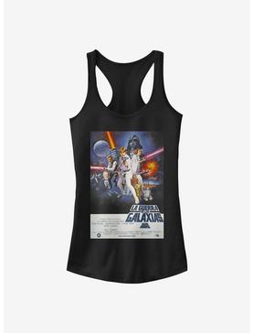 Star Wars Episode IV A New Hope La Guerra De Las Galaxias Poster Girls Tank Top, , hi-res