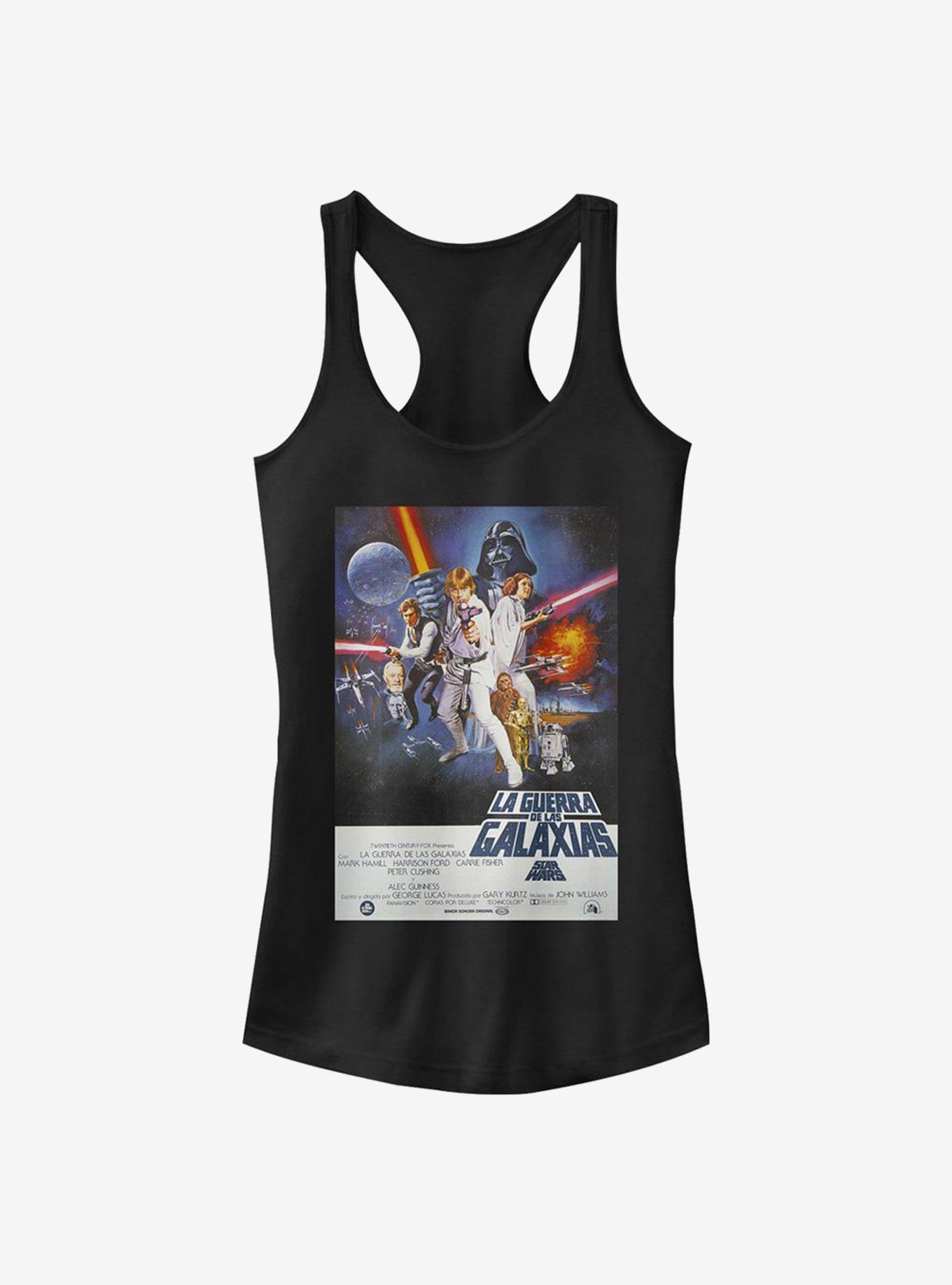 Star Wars Episode IV A New Hope La Guerra De Las Galaxias Poster Girls Tank Top, , hi-res