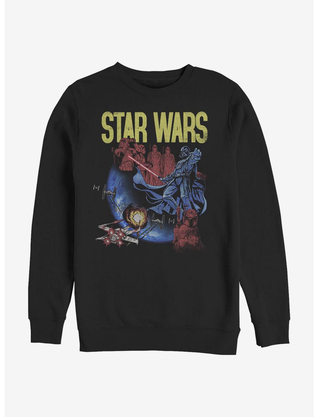 Star Wars Darth Vader Space Crew Sweatshirt, BLACK, hi-res