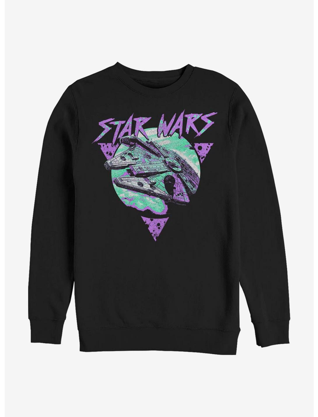 Star Wars New Wave Falcon Sweatshirt, BLACK, hi-res