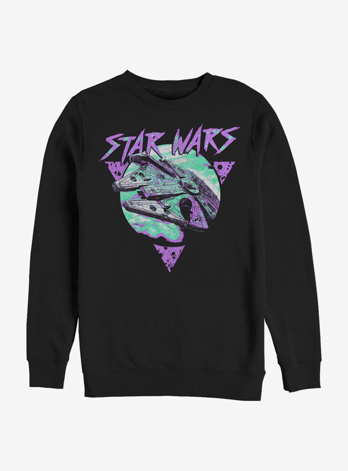 Star Wars New Wave Falcon Sweatshirt, BLACK, hi-res