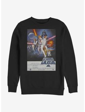 Star Wars Episode IV A New Hope La Guerra De Las Galaxias Poster Sweatshirt, , hi-res