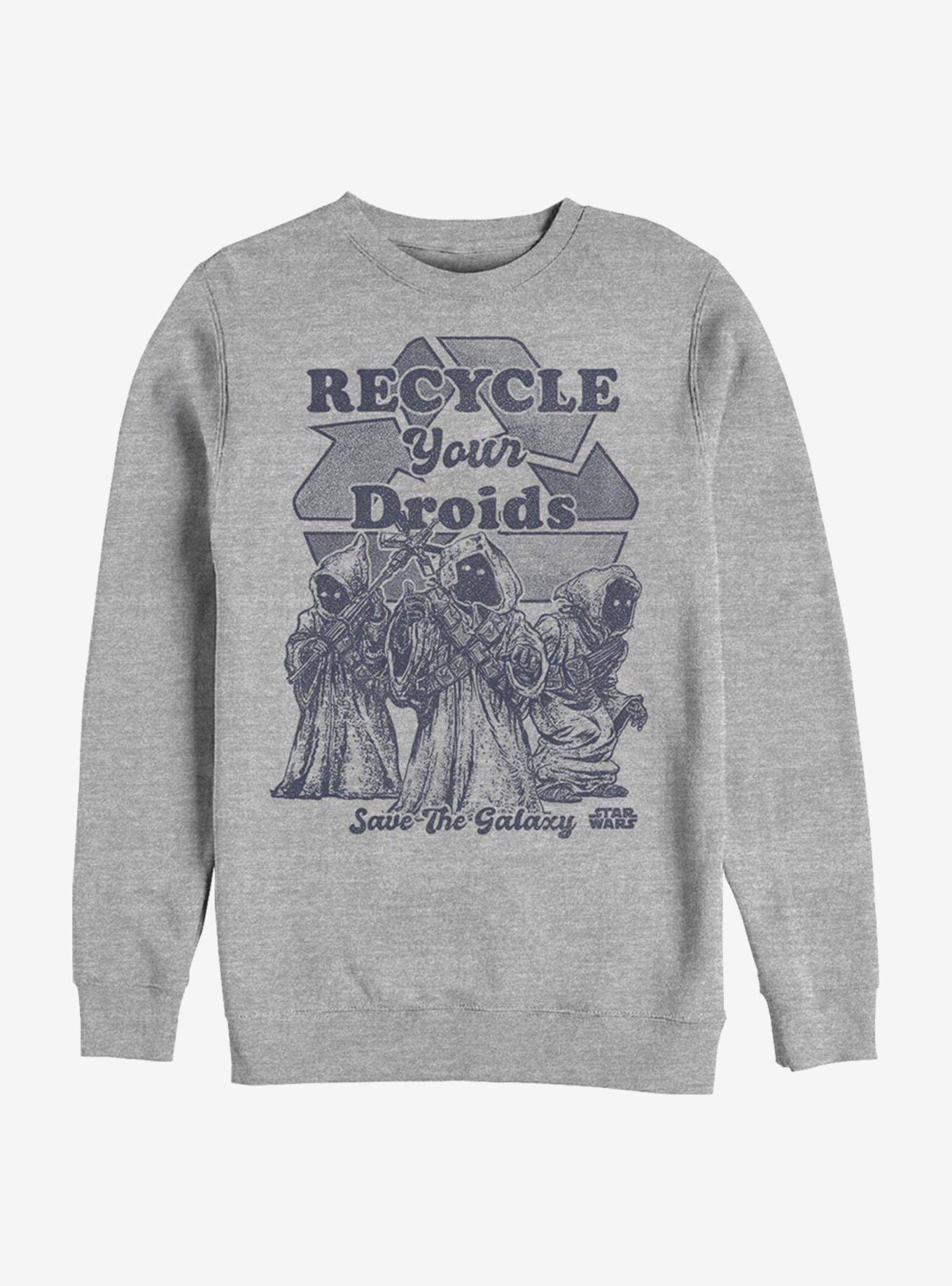 Star Wars Recycle Your Droids Crew Sweatshirt, , hi-res