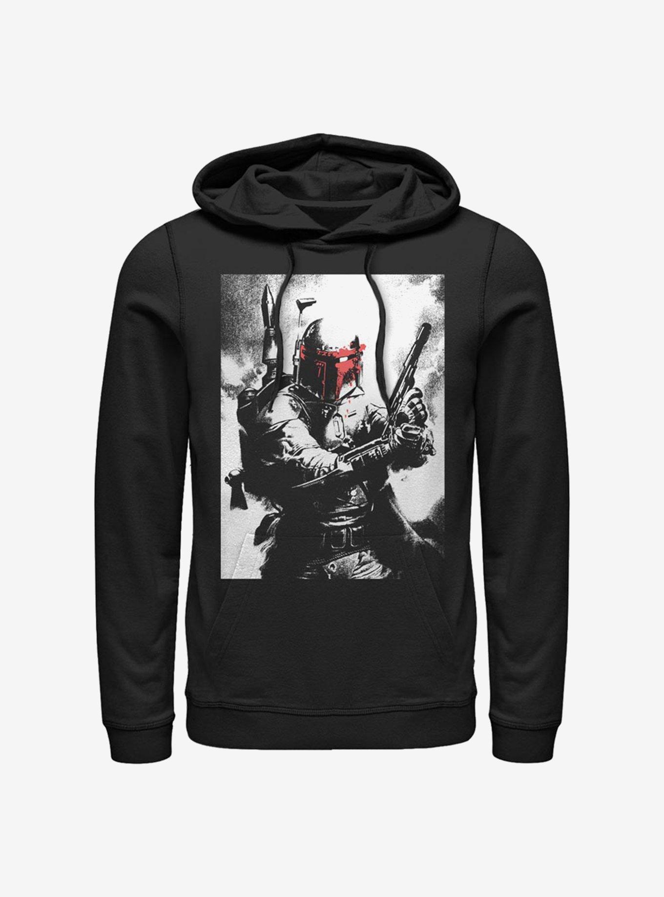 Star Wars Boba Fett Stance Hoodie, BLACK, hi-res