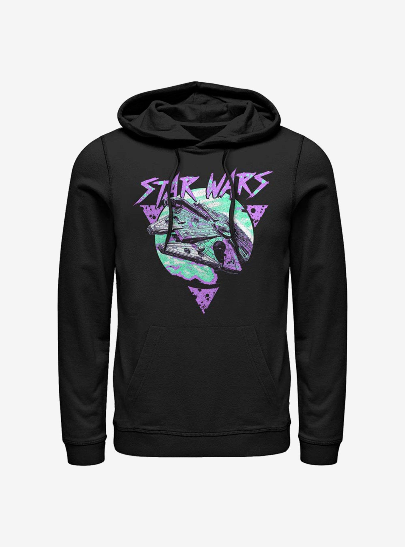 Star Wars New Wave Falcon Hoodie, BLACK, hi-res