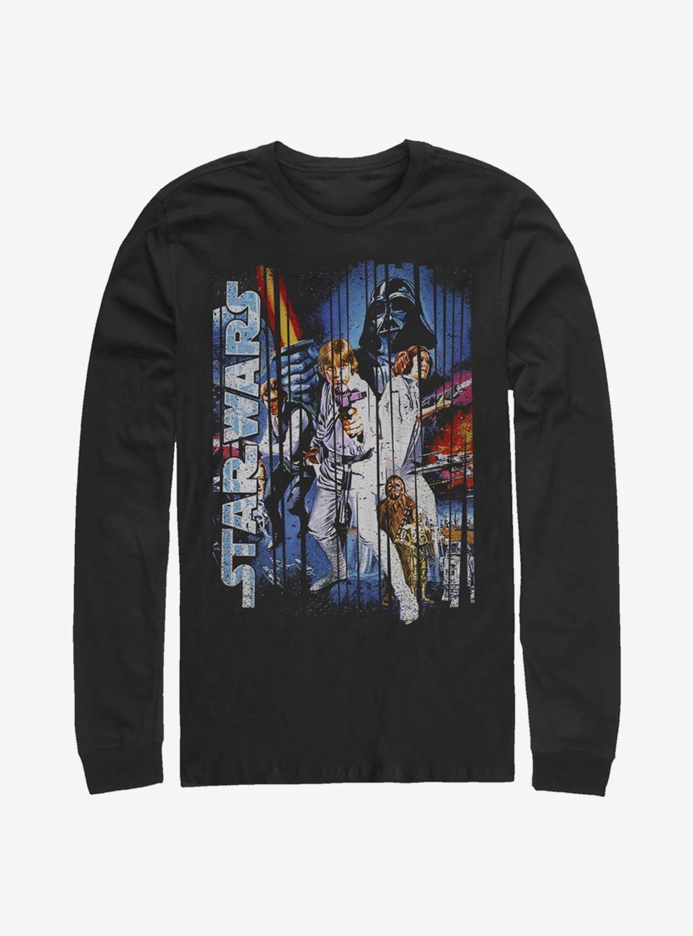 Star Wars Classic Scene Long-Sleeve T-Shirt, BLACK, hi-res