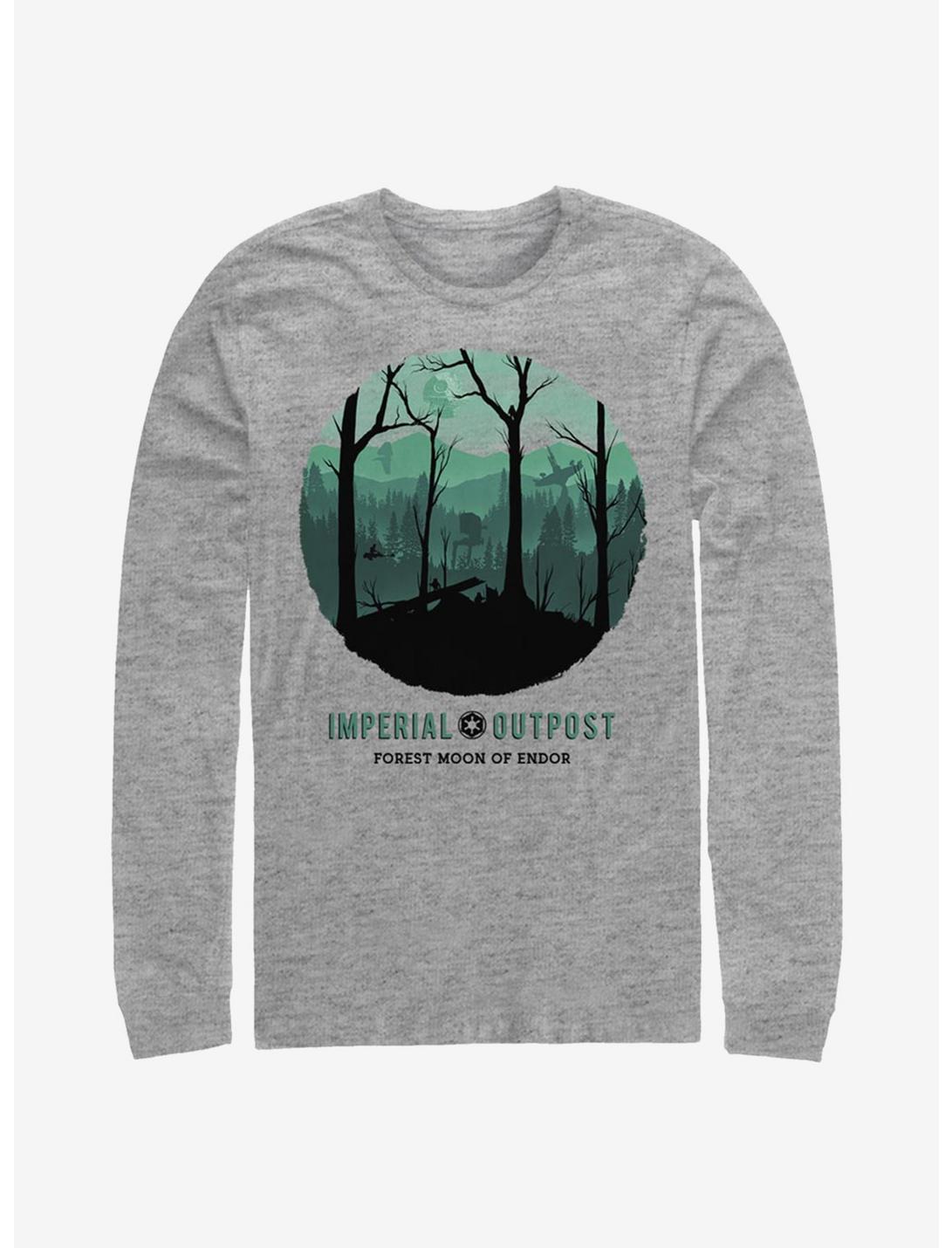 Star Wars Forest Moon Long-Sleeve T-Shirt, ATH HTR, hi-res