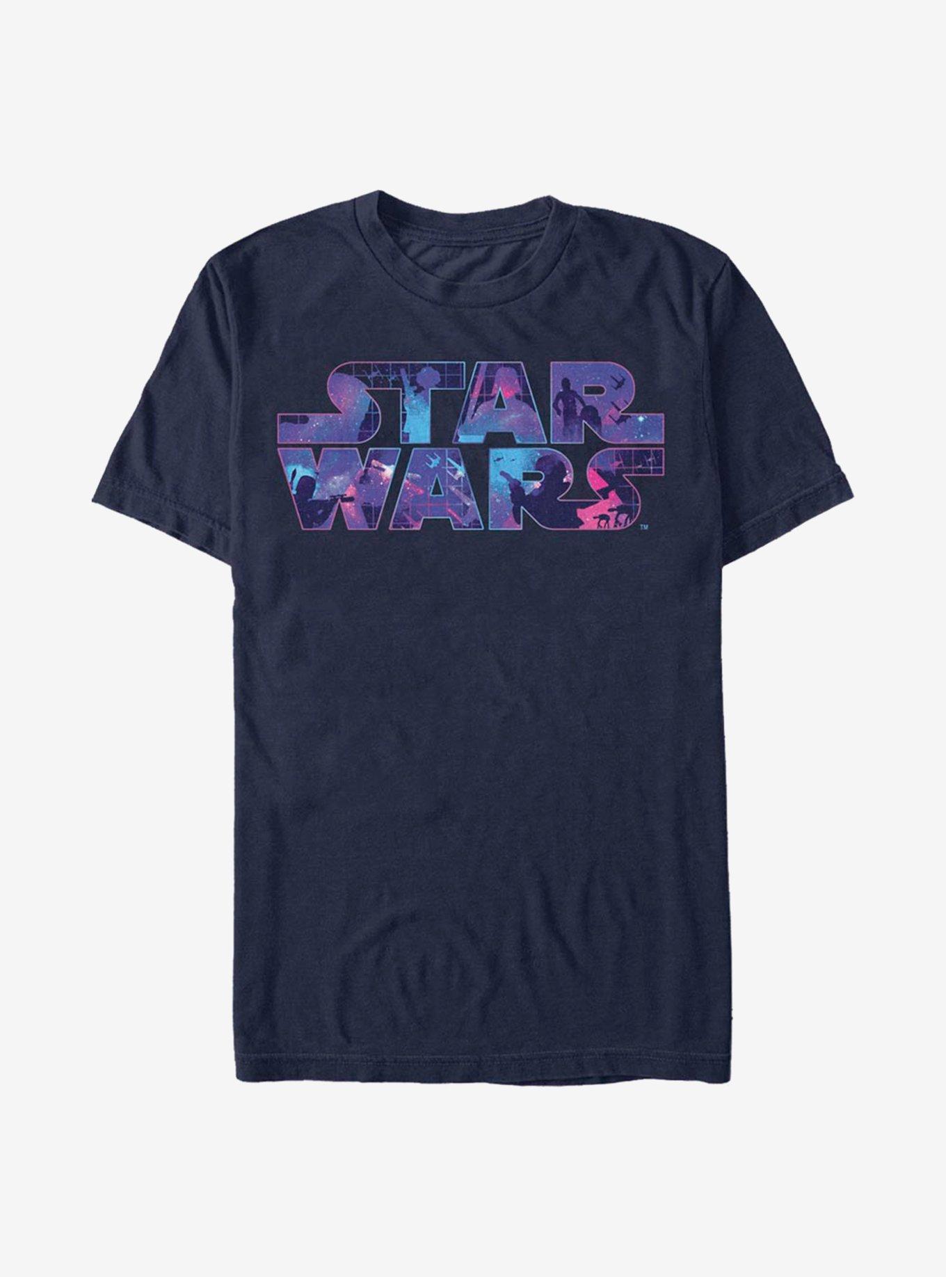 Star Wars Neon Night Logo T-Shirt, , hi-res
