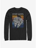 Star Wars Falcon Colors Long-Sleeve T-Shirt, BLACK, hi-res