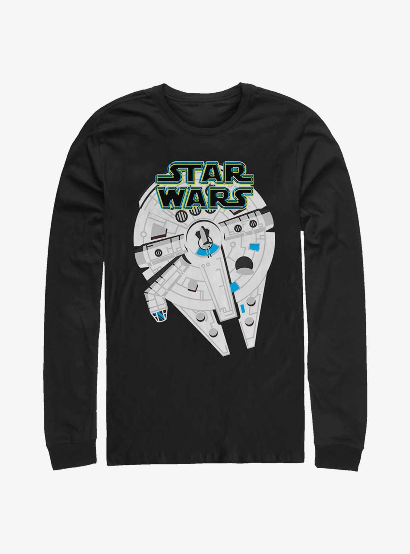 Star Wars Falcon Neon Long-Sleeve T-Shirt, , hi-res