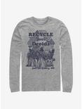 Star Wars Recycle Your Droids Long-Sleeve T-Shirt, ATH HTR, hi-res