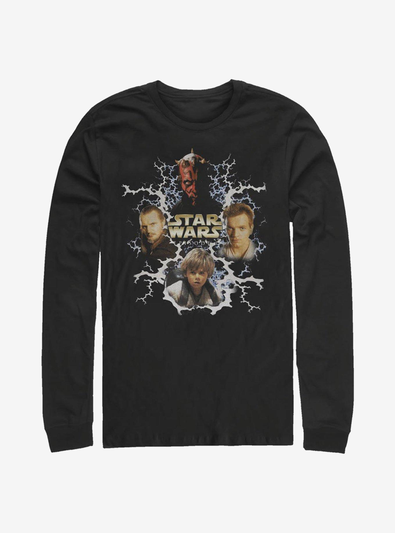 Star Wars Vintage Episode One Long-Sleeve T-Shirt, BLACK, hi-res