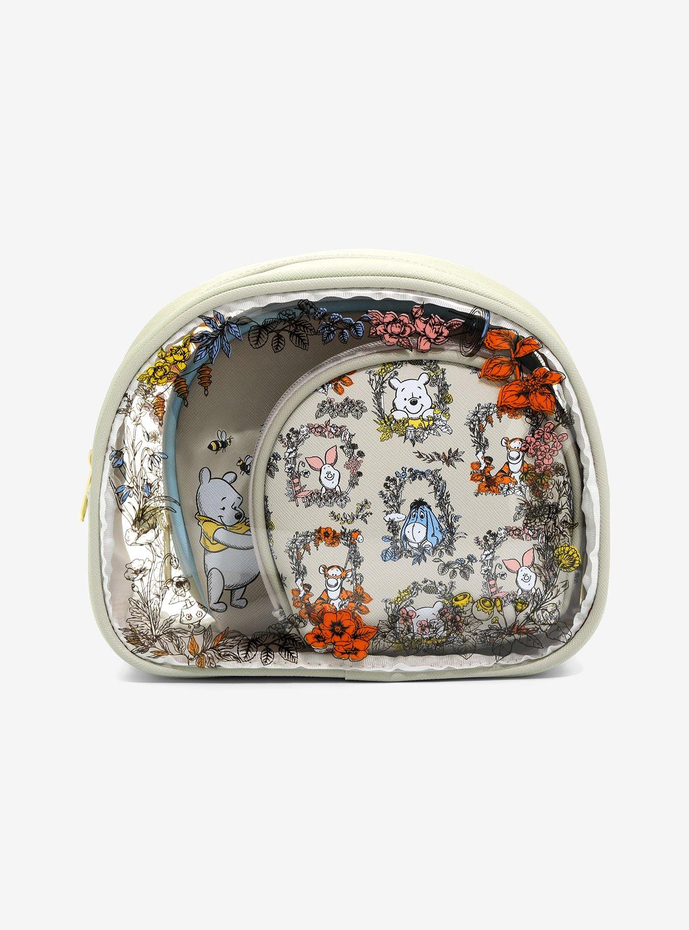Disney Winnie the Pooh Botanical Cosmetic Bag Set - BoxLunch Exclusive, , hi-res
