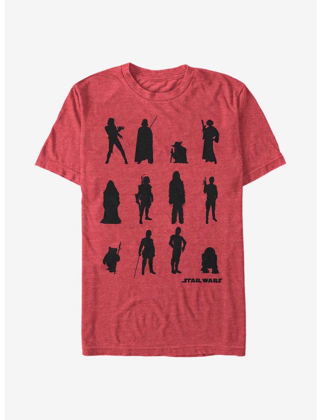 Star Wars Character Catalog T-Shirt, RED HTR, hi-res