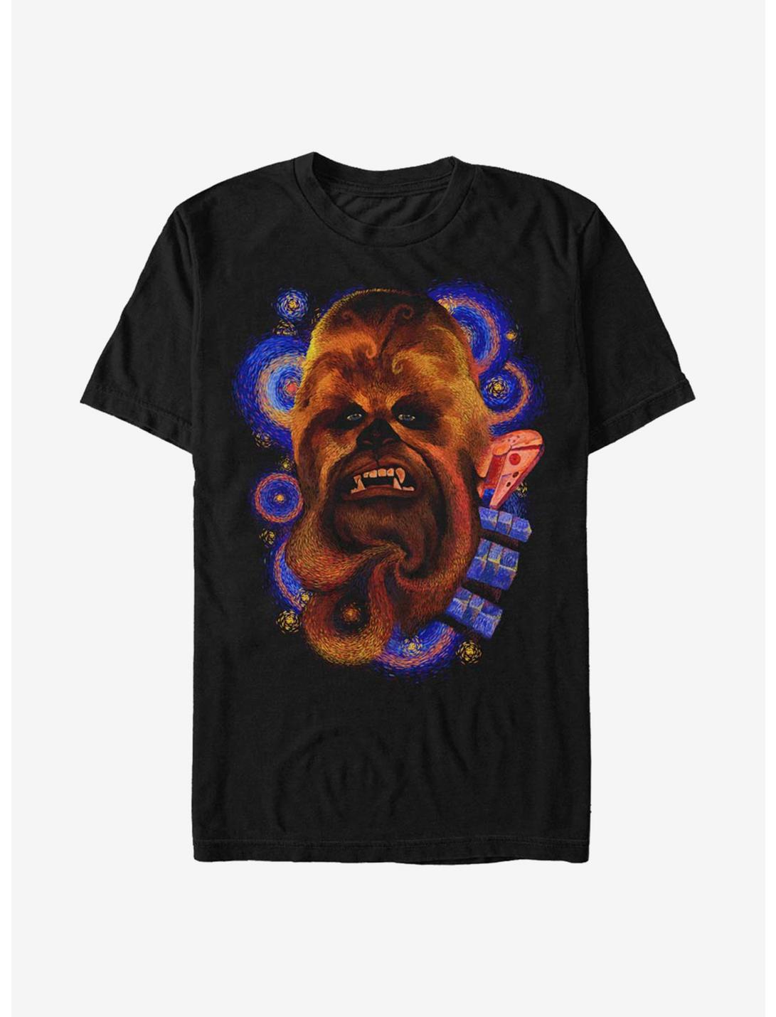 Star Wars Starry Chewbacca T-Shirt, BLACK, hi-res