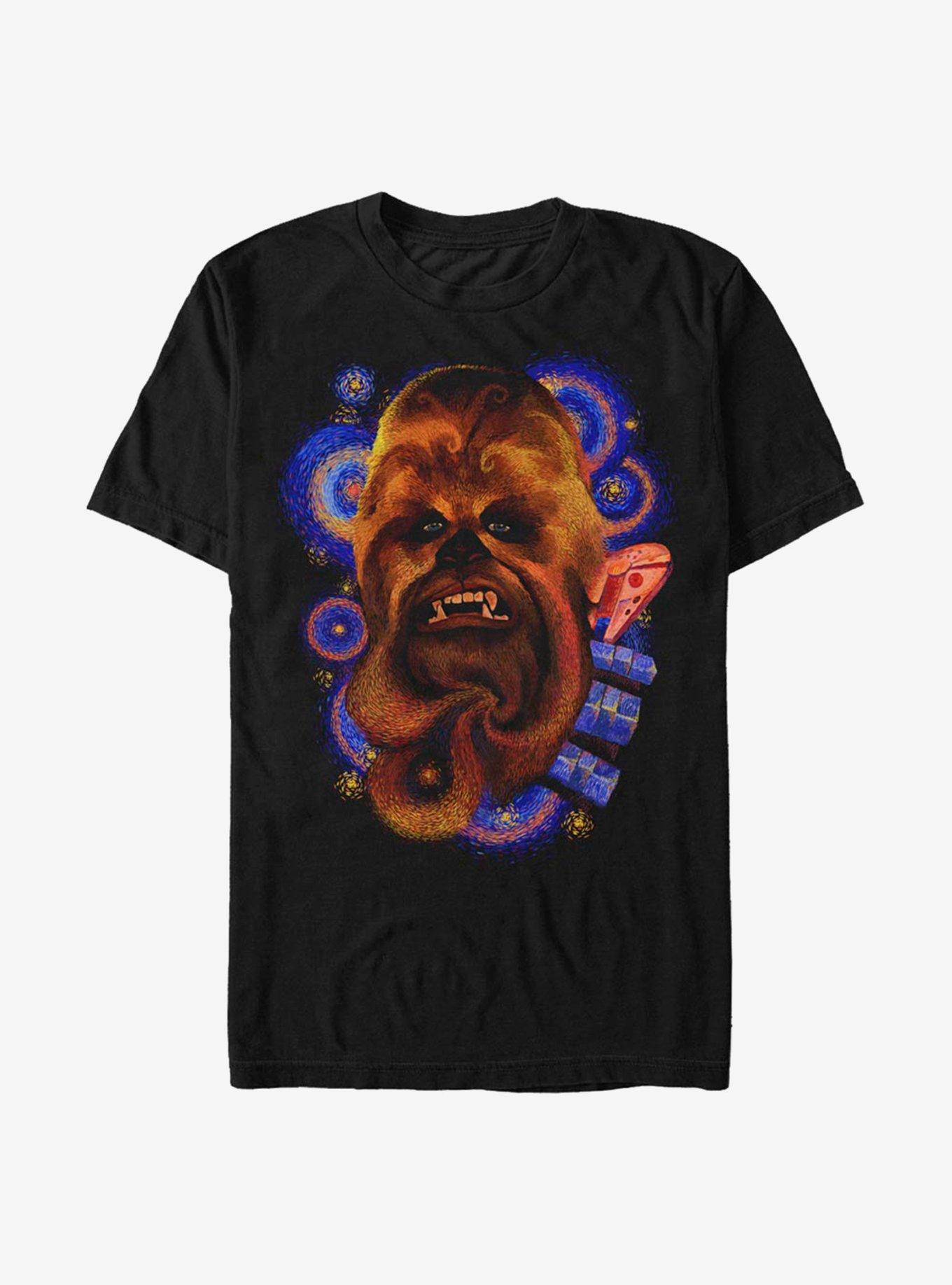 Star Wars Starry Chewbacca T-Shirt, BLACK, hi-res