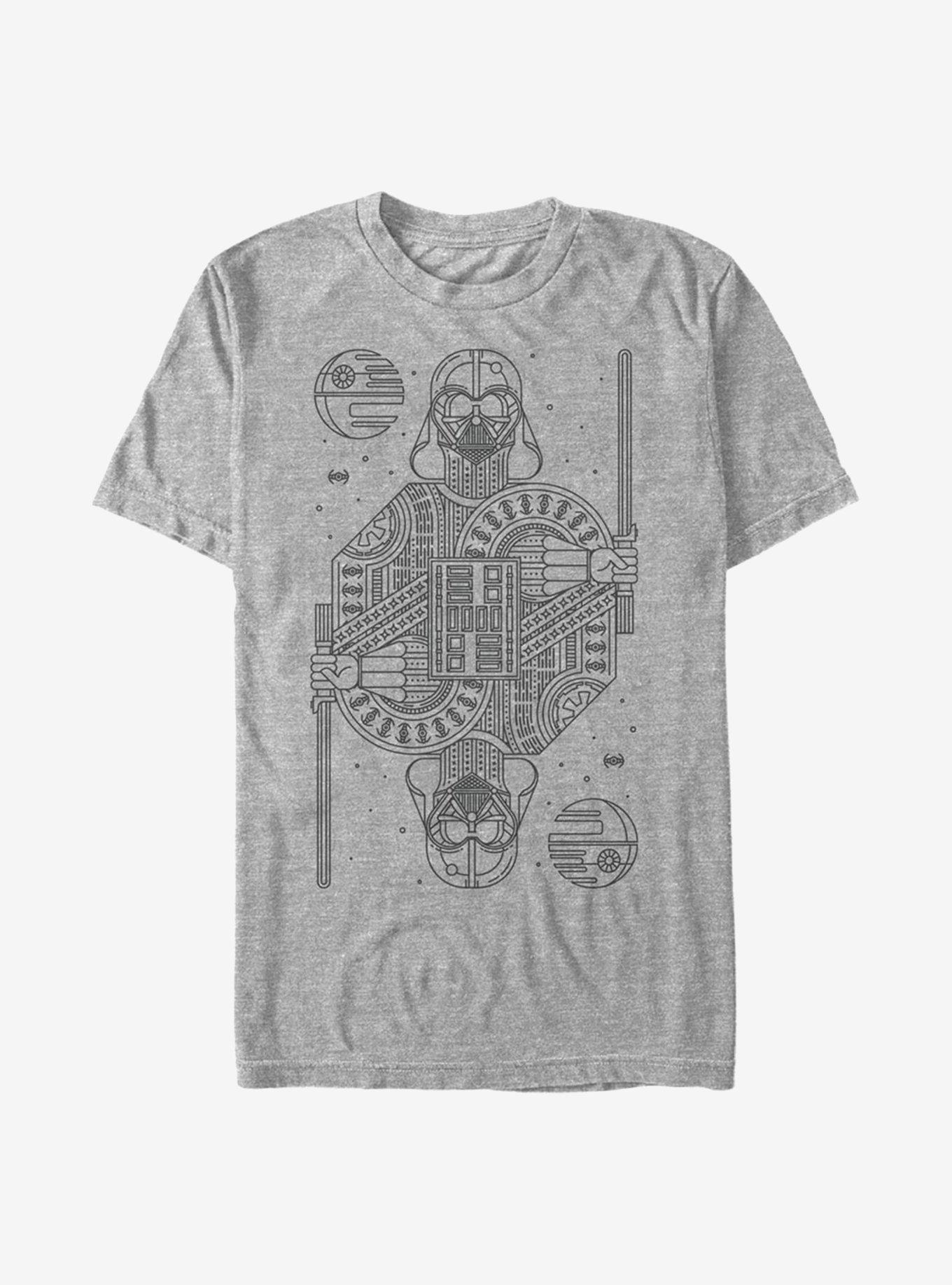 Star Wars Vader Line King T-Shirt, ATH HTR, hi-res