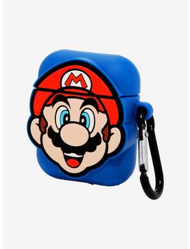 Nintendo Mario Face Wireless Earbuds Case, , hi-res
