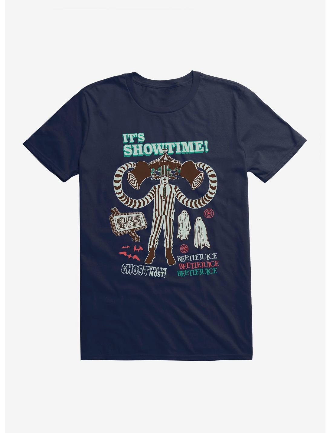 Beetlejuice Ghost With The Most! T-Shirt, MIDNIGHT NAVY, hi-res