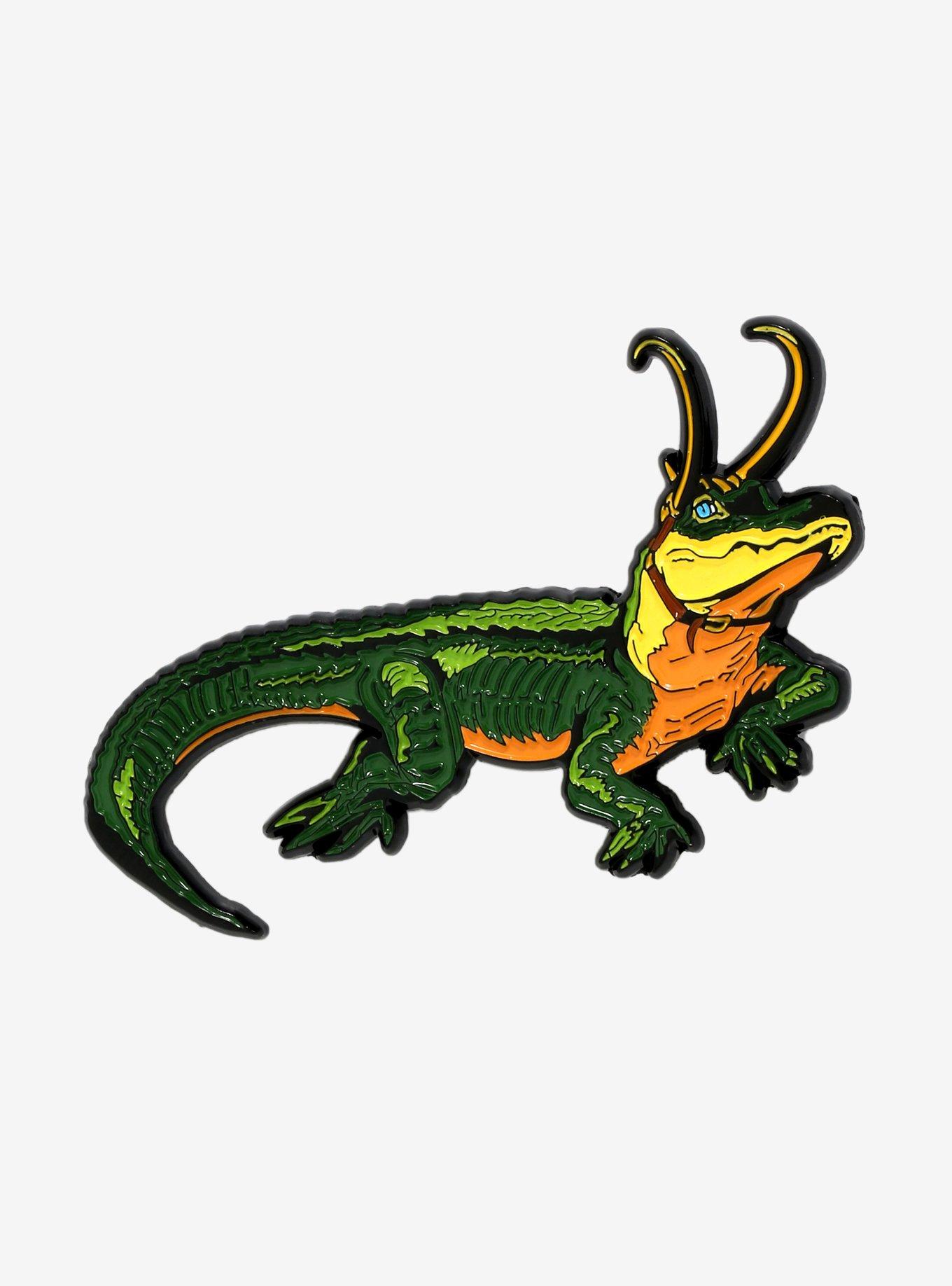 Marvel Loki Alligator Loki Enamel Pin - BoxLunch Exclusive, , hi-res