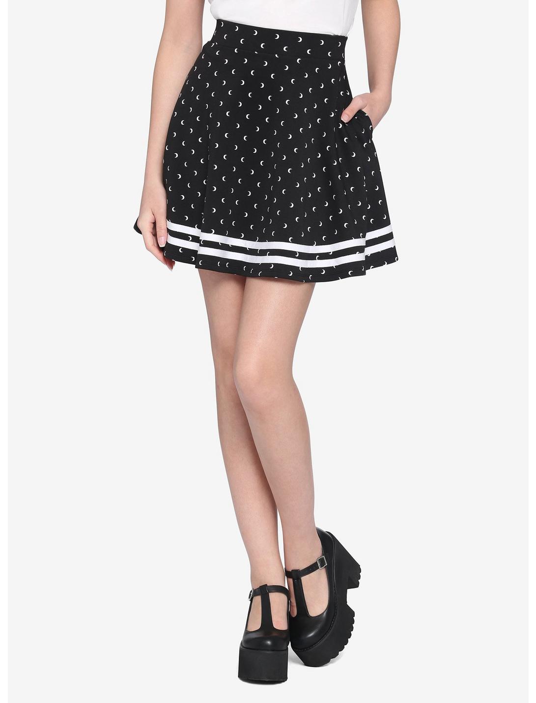 Black & White Moon Skirt